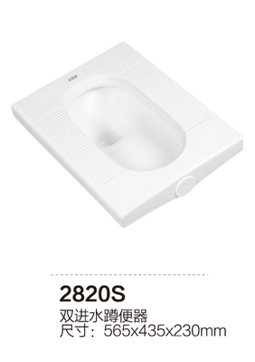 2820S 双进水蹲便器